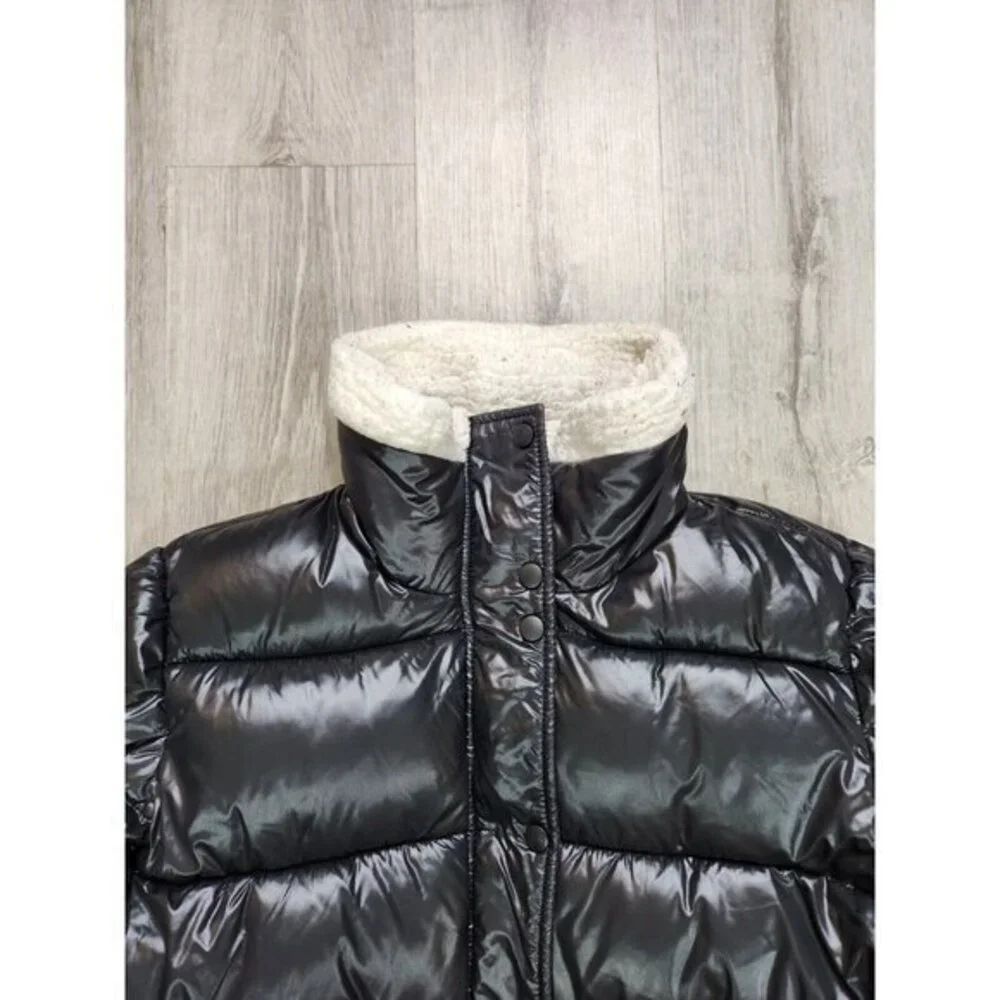 7 Seven for‎ All Mankind SAM Shearling Thermal Puffer Jacket Womens Large